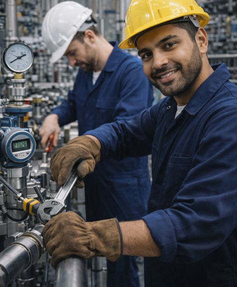 Mechanical Helpers in UAE supporting installation maintenance fabrication and workshop work